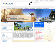 Tablet Screenshot of fortunetoursandtravels.com